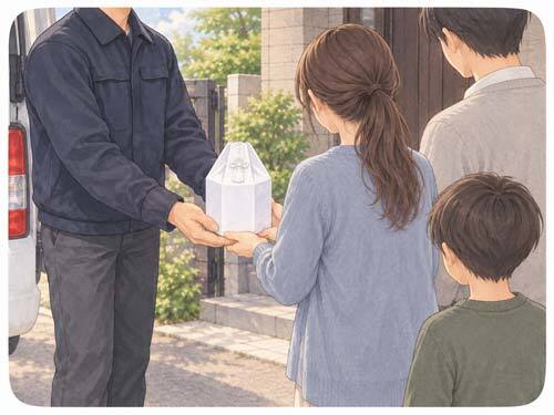 小平市でのご返骨